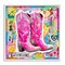 Stupell Industries Groovy Vintage Cowgirl Collage Framed Giclee Wall Art Design by Jess Stempel